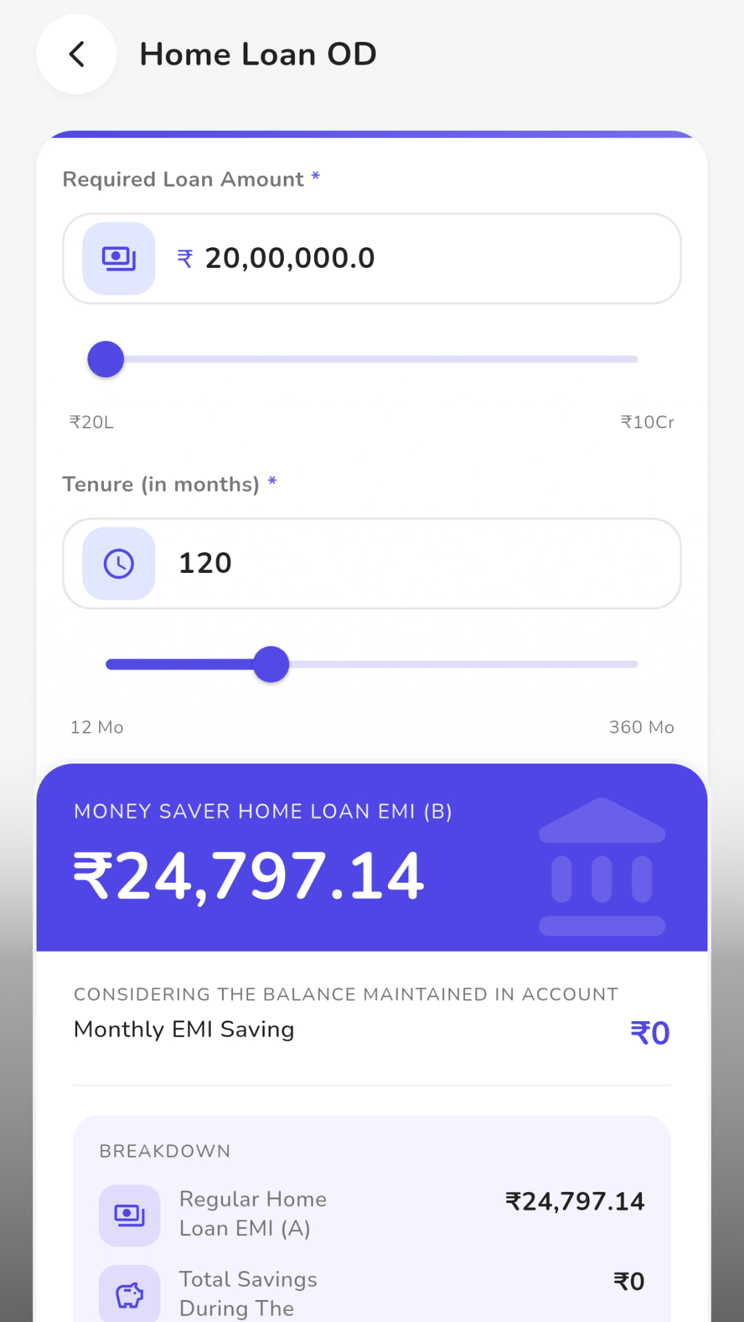 Home Loan OD